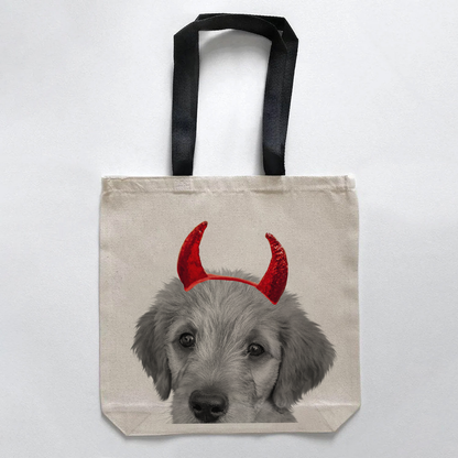 Lil' Devil Peeking Pet Halloween Treat Bags