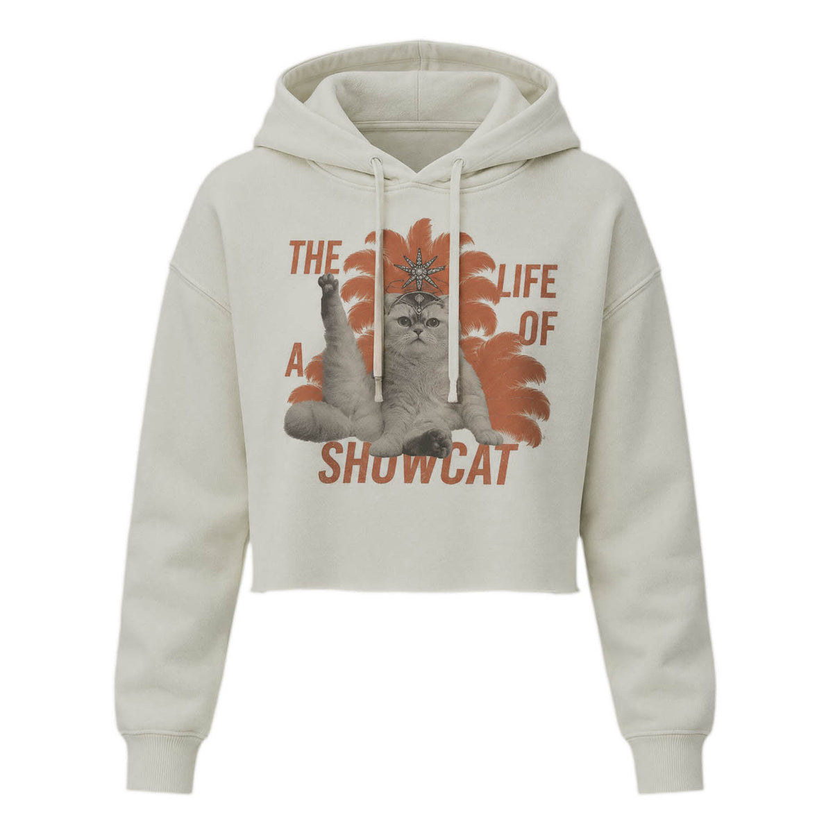 Showgirl Era Cropped Hoodie