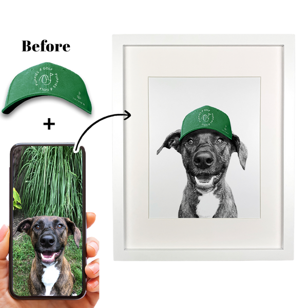 Exclusive Puppies & Golf Personalized Prints