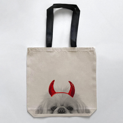 Lil' Devil Peeking Pet Halloween Treat Bags