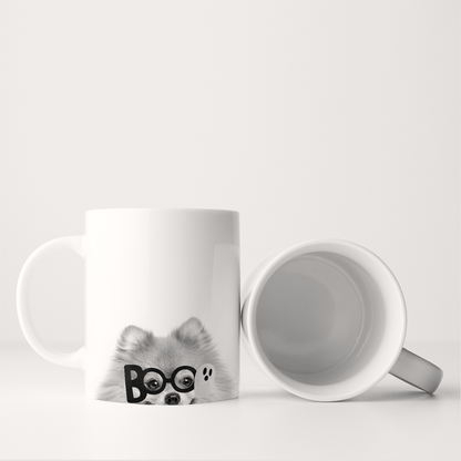 Lil' Boo Peeking Pet Halloween Mug