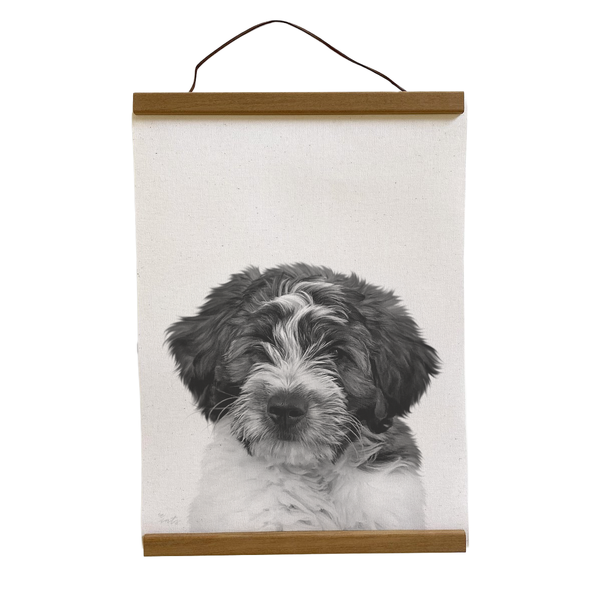 Personalized Pet Portrait Hanging Canvas