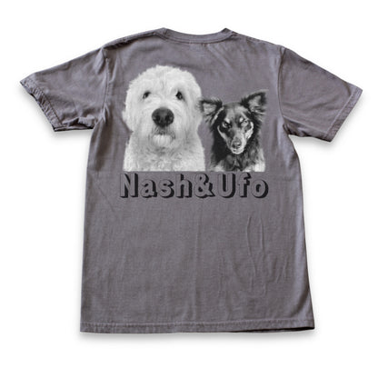 Crew T-Shirt - Chest & Back Graphic