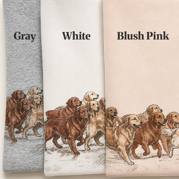 Running Goldens Crewneck Sweatshirt