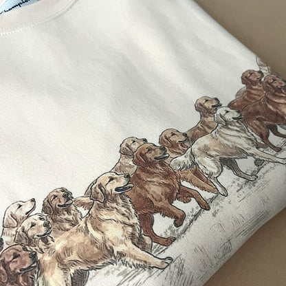 Running Goldens Crewneck Sweatshirt