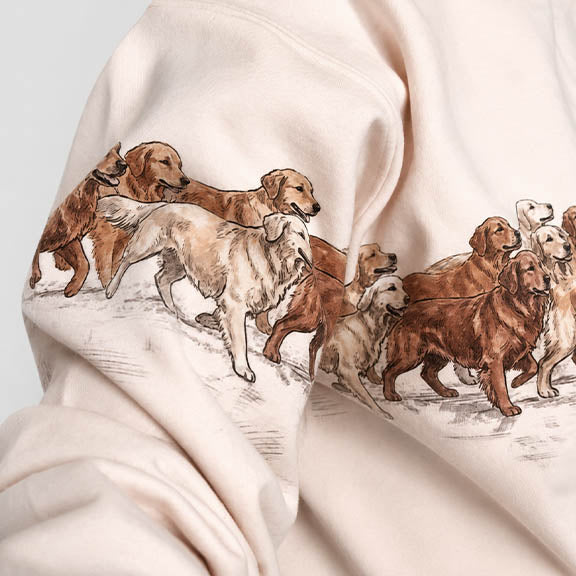 Running Goldens Crewneck Sweatshirt
