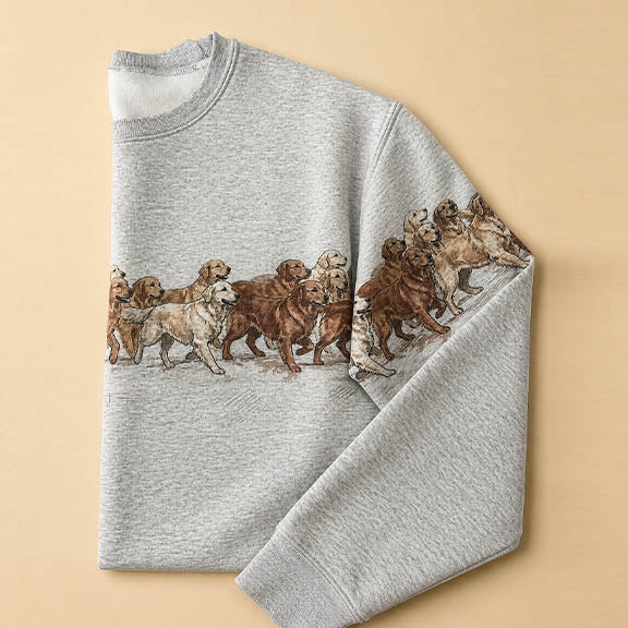 Running Goldens Crewneck Sweatshirt