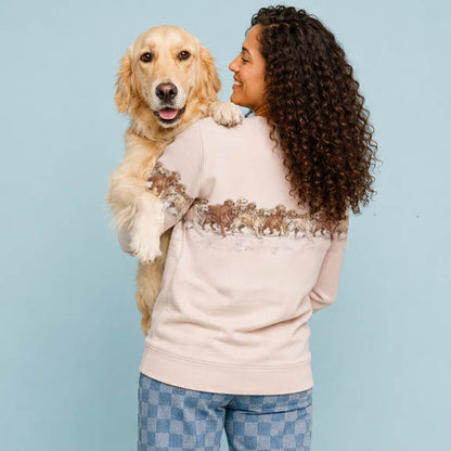 Running Goldens Crewneck Sweatshirt