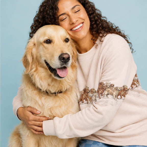 Running Goldens Crewneck Sweatshirt