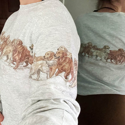 Running Goldens Crewneck Sweatshirt
