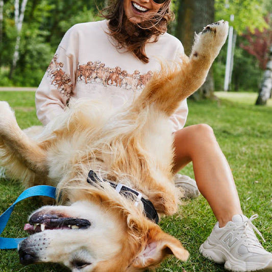 Running Goldens Crewneck Sweatshirt