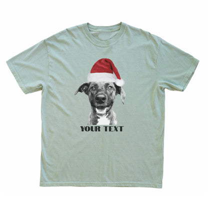 Crew T-Shirt - Santa Hat Graphic