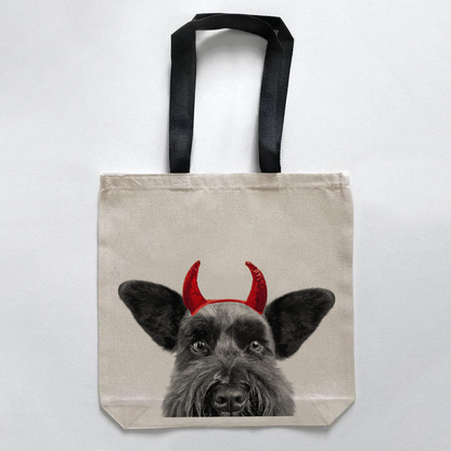 Lil' Devil Peeking Pet Halloween Treat Bags