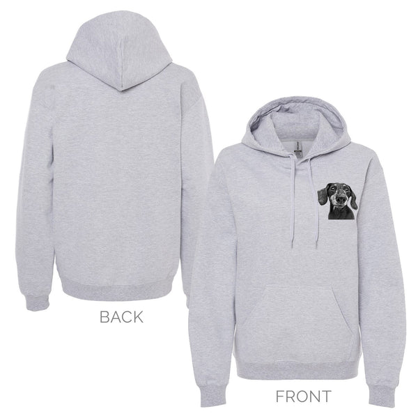 Personalized Pet Hoodie Sweatshirt - Gray