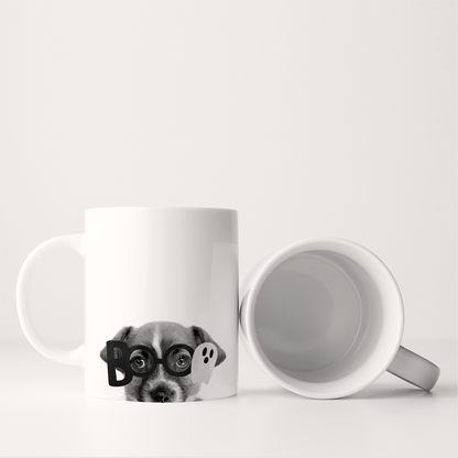 Lil' Boo Peeking Pet Halloween Mug