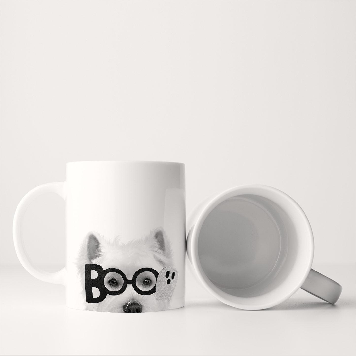 Lil' Boo Peeking Pet Halloween Mug