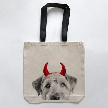 Lil' Devil Peeking Pet Halloween Treat Bags