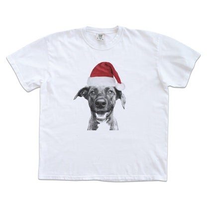 Crew T-Shirt - Santa Hat Graphic
