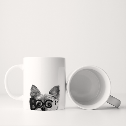 Lil' Boo Peeking Pet Halloween Mug