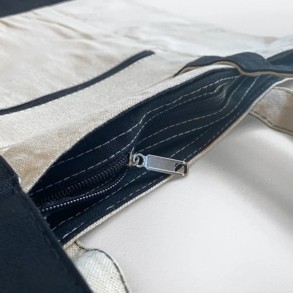 Canvas Zip Tote