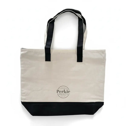 Canvas Zip Tote