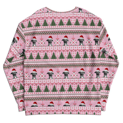 Custom All-Over Print Recycled Ugly Holiday Sweatshirt