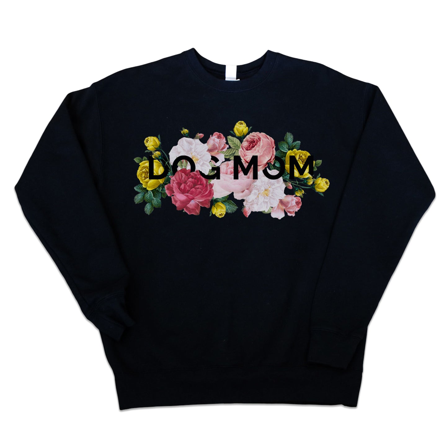 Crew Sweatshirt - Floral Dog Mom