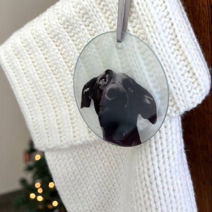 Glass Holiday Ornament