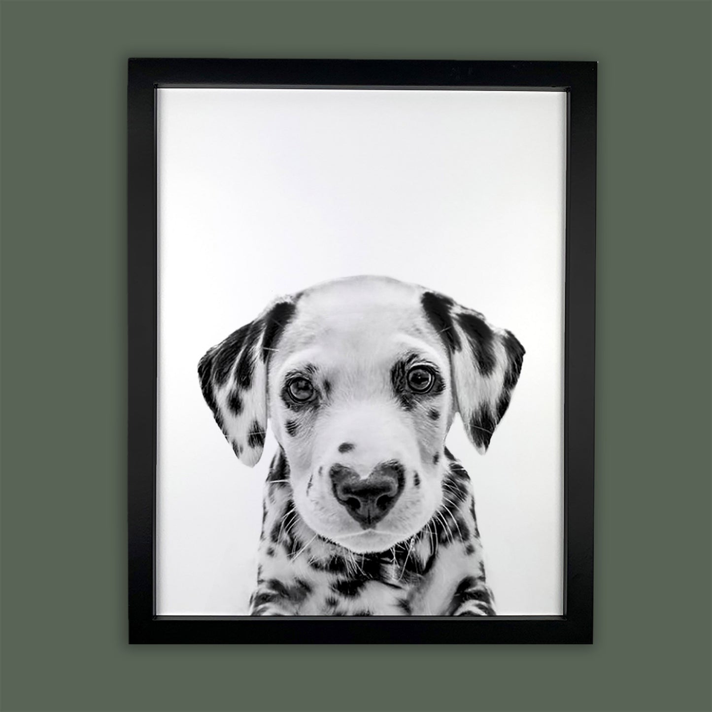 @hi.wiley - Black Framed Print