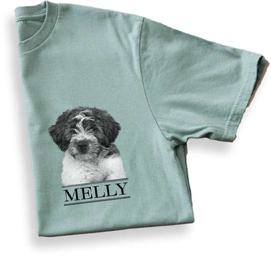 Personalized Pet Color Crew T-Shirt