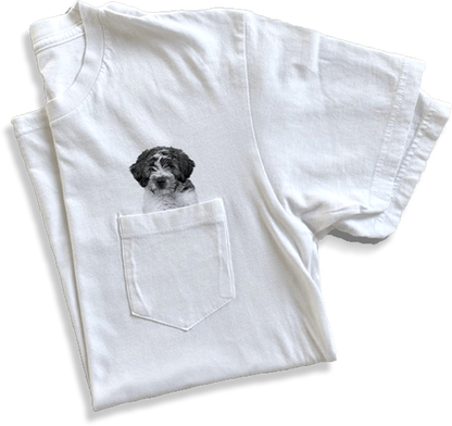 Lightweight Personalized Pet-In-Pocket Tee