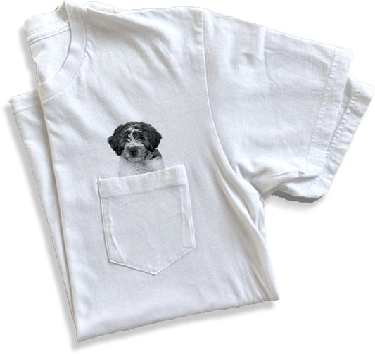 Lightweight Personalized Pet-In-Pocket Tee