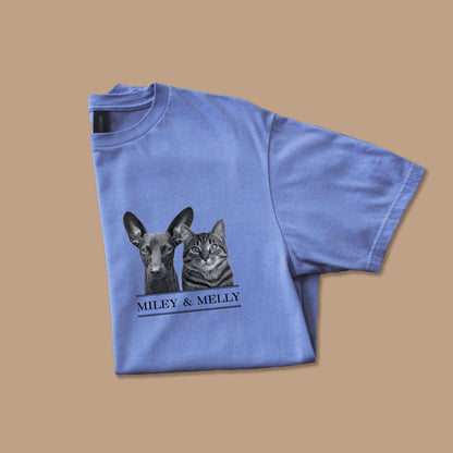 Personalized Pet Color Crew T-Shirt