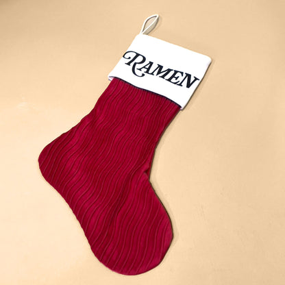 Velvet Custom Name Stocking