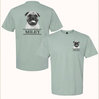 Personalized Pet Color Crew T-Shirt