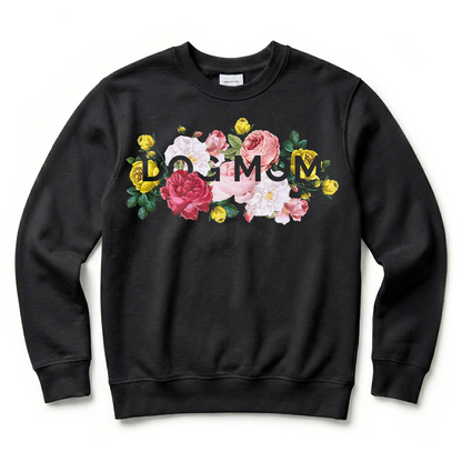 Floral Pet Mom Crew Sweatshirt