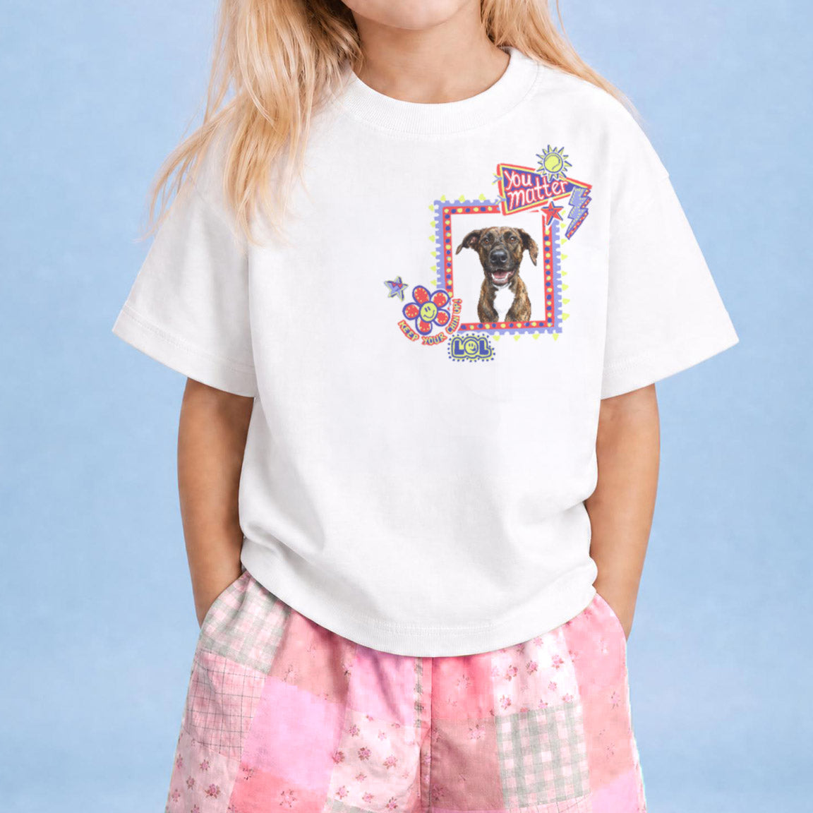 Sticker Graphic Youth Tee