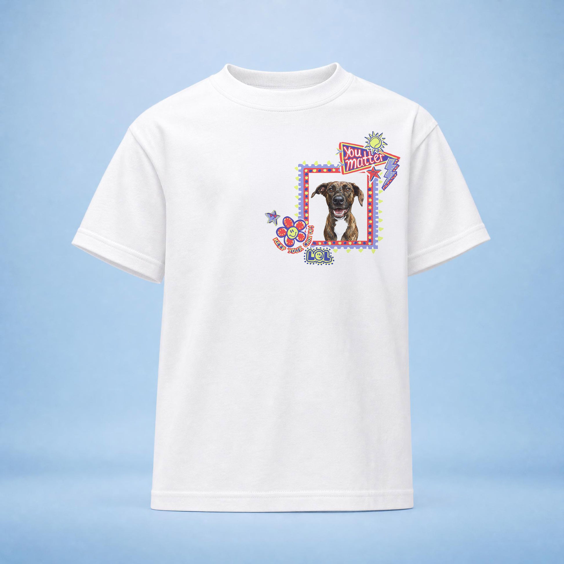 Sticker Graphic Youth Tee