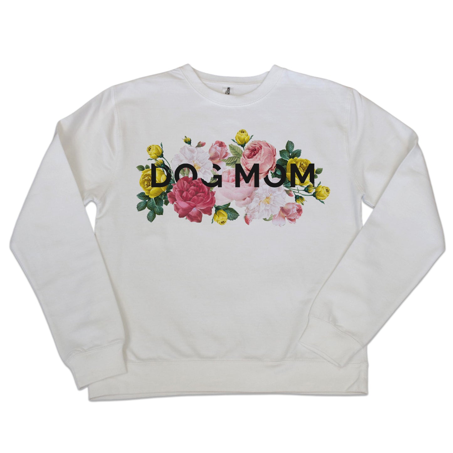 Crew Sweatshirt - Floral Dog Mom