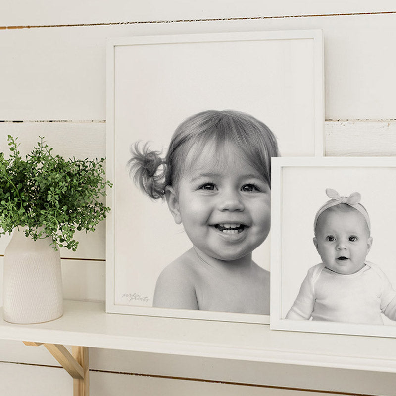 White Frames - Kids & Baby Portraits – Perkie Prints