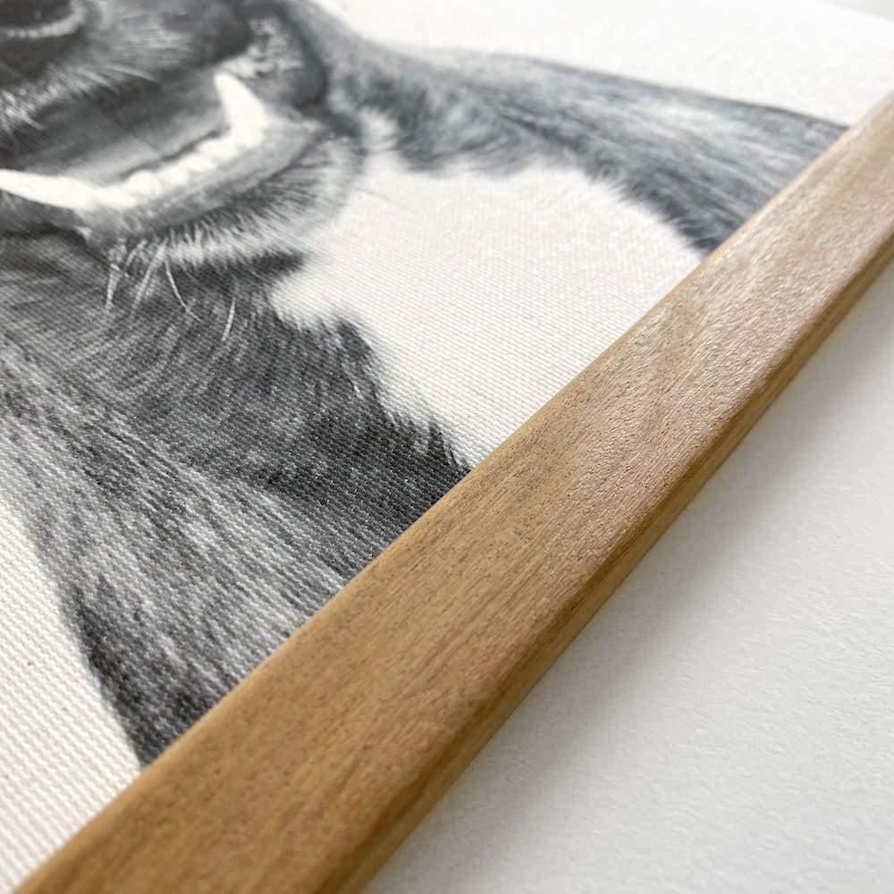 wooden hanger detail 